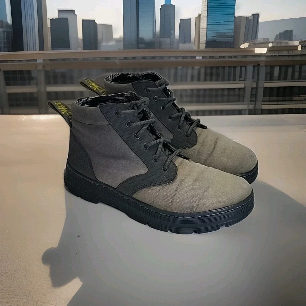 Dr.‎ Marten Air Wiz Shoes for (Men9)(10 Women)Lace Up Gray/ Blue
